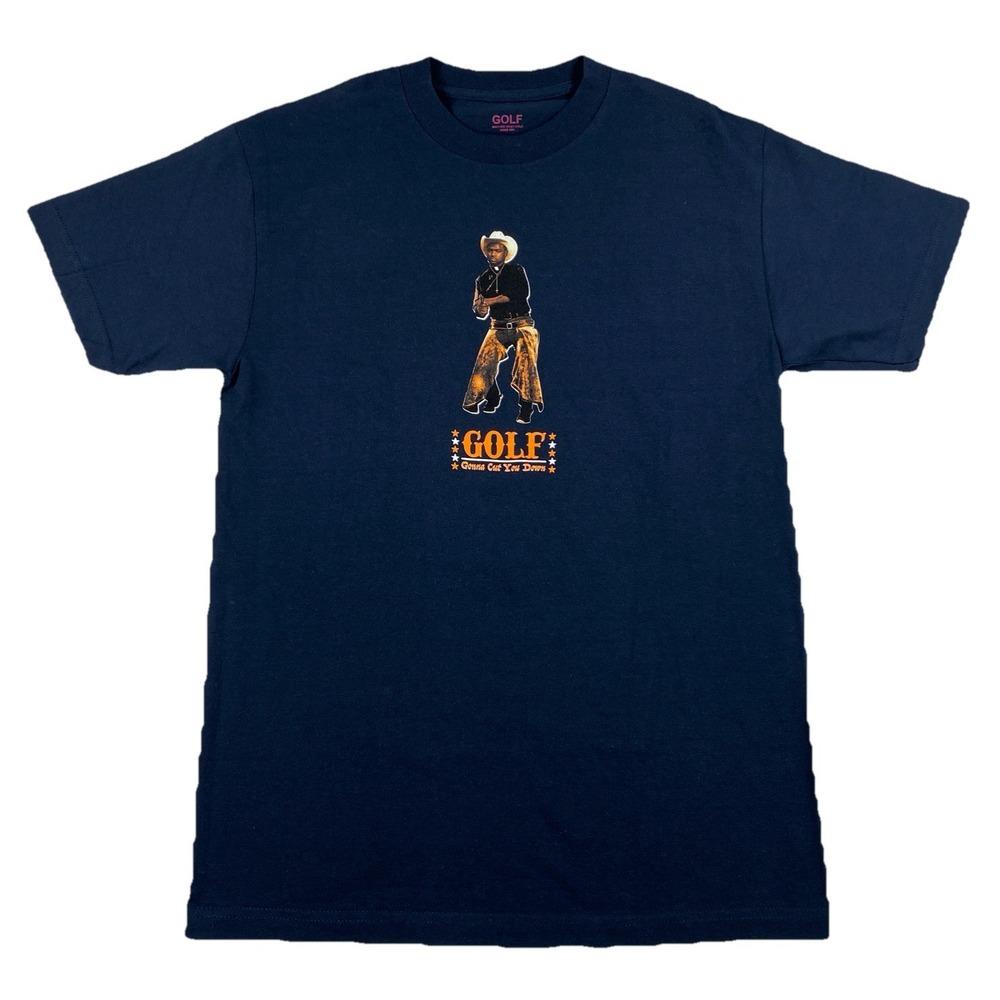 Golf Wang Tyler The Creater Cowboy‎ Gonna Cut You Down T-Shirt Navy Blue Medium